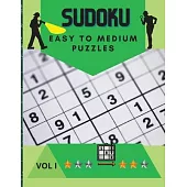 Sudoku Puzzle Book: A challenging sudoku book with puzzles and solutions from easy to medium, very fun and educational.