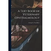 A Text Book of Veterinary Ophthalmology