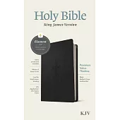 KJV Premium Value Thinline Bible, Filament Enabled Edition (Red Letter, Leatherlike, Black Radiant Cross)