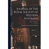 Journal of the Royal Society of Western Australia; v.41: pt.1 (1958: Mar)