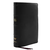 Kjv, Thinline Bible, Large Print, Premium Goatskin Leather, Black, Premier Collection, Red Letter, Comfort Print: Holy Bible, King James Version