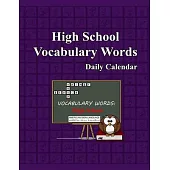 Whimsy Word Search, High School Vocabulary Words - Daily Calendar - in ASL