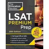 Princeton Review LSAT Premium Prep, 29th Edition: 3 Real LSAT Preptests + Strategies & Review