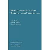 Miscellaneous Studies in Typology and Classification, 19