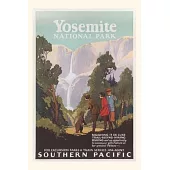 Vintage Journal Yosemite National Park Southern Pacific Railway Poster