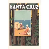 Vintage Journal Santa Cruz, Beach and Trees
