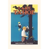 Vintage Journal Travel Poster for Lake Tahoe