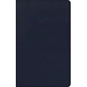 CSB Single-Column Personal Size Bible, Navy Leathertouch