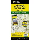 Big Bend Day Hikes & National Park Map [Map Pack Bundle]