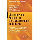 Challenges and Solutions in the Digital Economy and Finance: Proceedings of the 5th International Scientific Conference on Digital Economy and Finance