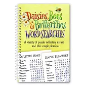 Daisies, Bees & Butterflies Word Searches