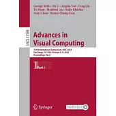 Advances in Visual Computing: 17th International Symposium, Isvc 2022, San Diego, Ca, Usa, October 3-5, 2022, Proceedings, Part I