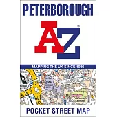 Peterborough A-Z Pocket Street Map