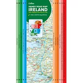 Map of Ireland Handy: Ideal for Route Planning