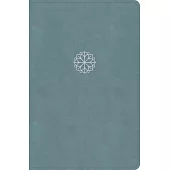 CSB Personal Size Giant Print Bible, Earthen Teal Leathertouch, Indexed