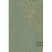 CSB (In)Courage Devotional Bible, Sage Leathertouch, Indexed