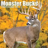 Monster Bucks 2024 12 X 12 Wall Calendar