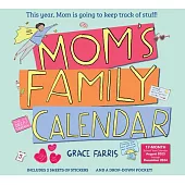 Mom’s Family Wall Calendar 2024