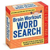 Brain Workout Word Search Page-A-Day Calendar 2024: 366 Days of Fun-To-Solve Puzzles Designed to Stretch Your Brain