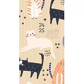 Purrfect 2024 3.5 X 6.5 2-Year Pocket Planner