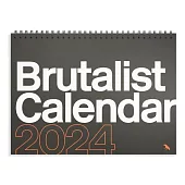 Brutalist Calendar 2024