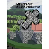 Papercraft 35 Blocks of Cobblestone