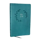 KJV Holy Bible, Value Ultra Thinline, Teal Leathersoft, Red Letter, Comfort Print