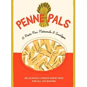 Penne Pals: 12 Pasta Pun Notecards & Envelopes