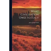 What Civilization Owes to Italy