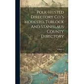 Polk-husted Directory Co.’s Modesto, Turlock And Stanislaus County Directory; Volume 6