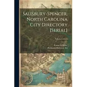 Salisbury-Spencer, North Carolina City Directory [serial]; Volume 5 (1917)