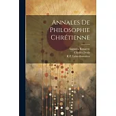 Annales De Philosophie Chrétienne