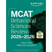 MCAT Behavioral Sciences Review 2025-2026: Online + Book