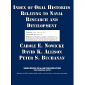 Index of Oral Histories Relating to Naval Research and Development