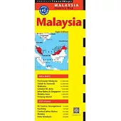 Malaysia Travel Map 8th Edition