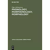 Phonology, Morphonology, Morphology