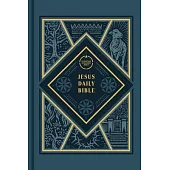 CSB Jesus Daily Bible, Hardcover: Guided Readings Showing Christ Throughout Scripture