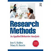 Research Methods in Applied Behavior Analysis