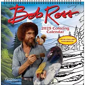 Bob Ross 2025 Coloring Wall Calendar