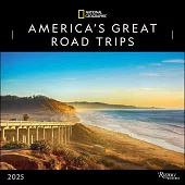 National Geographic: America’s Great Road Trips 2025 Wall Calendar