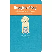 Thoughts of Dog 12-Month 2025 Weekly/Monthly Planner Calendar