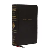 KJV Large Print Reference Bible, Black Leathersoft, Red Letter, Comfort Print, Thumb Indexed (Sovereign Collection): Holy Bible, King James Version