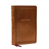 NKJV Large Print Reference Bible, Brown Leathersoft, Red Letter, Comfort Print (Sovereign Collection): Holy Bible, New King James Version