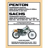 PENTON - SACHS 1968-1975 BERKSHIRE & SIX DAY 100cc & 125cc WORKSHOP MANUALS