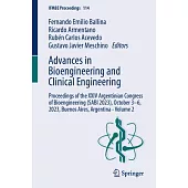 Advances in Bioengineering and Clinical Engineering: Proceedings of the XXIV Argentinian Congress of Bioengineering (Sabi 2023), October 3-6, 2023, Bu