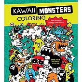 Kawaii Monsters Coloring Book: Color Adorably Spooky Characters