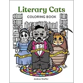 Literary Cats Coloring Book