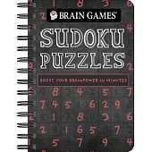 Brain Games - To Go - Sudoku Puzzles (Chalkboard): Boost Your Brainpower in Minutes