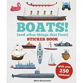 Boats! Sticker Book: (And Other Things That Float)