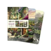 Thomas Kinkade Set of 3 Mini Notebooks